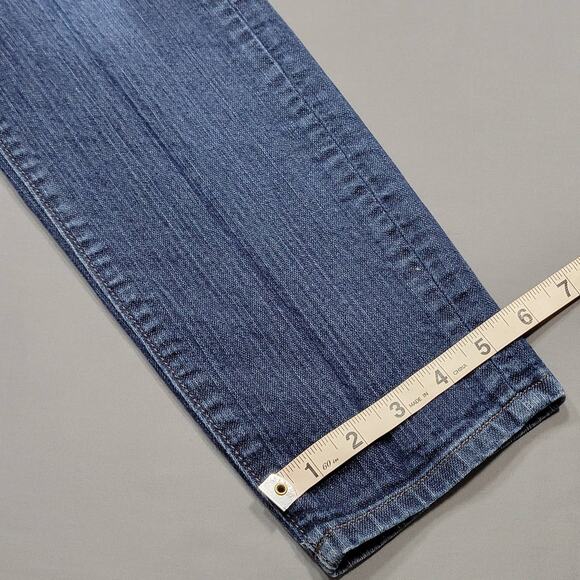 Loft Outlet Blue Jeans Stretch Modern Skinny Denim Classic Midrise Womens Size 8 - Picture 9 of 12